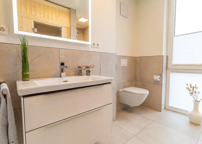 Beltblick 18 - Ostseeleuchten - Moderne Mit Dachterrasse Direkt An Der Ostsee! *