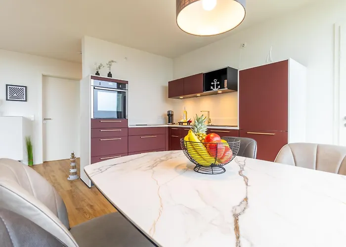 Beltblick 18 - Ostseeleuchten - Moderne Mit Dachterrasse Direkt An Der Ostsee! Lägenhet *